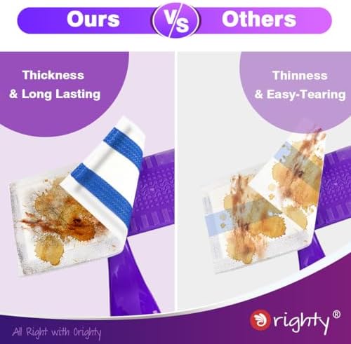 Orighty 48 Count Dry Mop Pads for Swiffer WetJet