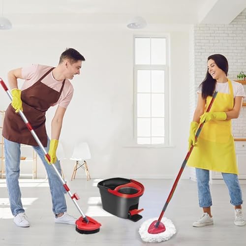 4 Spin Mop Heads Refill for Cedar EasyWring 1-Tank System