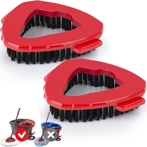 MXZONE Spin Mop Brush Head Replacement 2 Pack