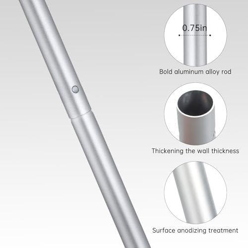 LANGRUI Extra Long Detachable Mop Handle for Swiffer