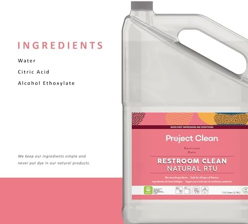 Project Clean Refillable Restroom Cleaner Non-Toxic Eco-Friendly