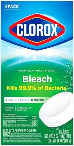 Clorox Ultra Clean Toilet Tablets 35 oz 4 Count