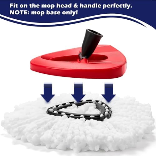 TIDYKITC Spin Mop Replacement Base for O Cedar EasyWring 1 Tank System