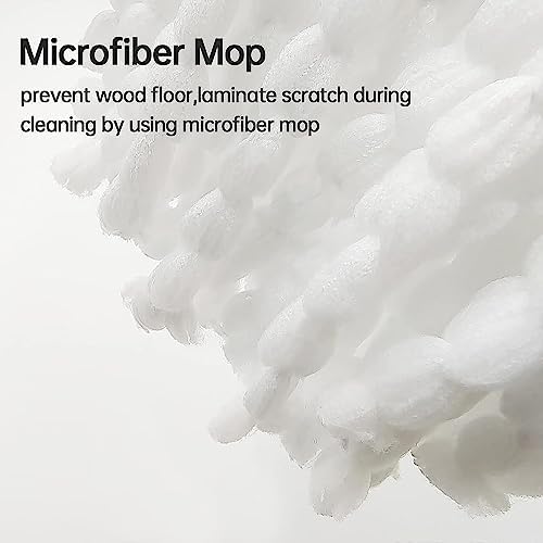4 Pack Microfiber Mop Heads for O-Ceda EasyWring Spin Mop