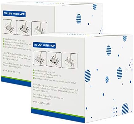 UKEENOR Dry Mop Refills - 160 Count Electrostatic Dusting Cloths