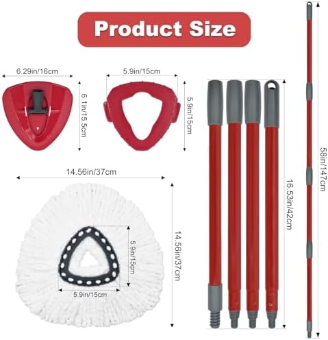 Yuunaie O-Cedar Spin Mop Replacement Set