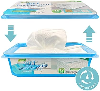AIR U Upgraded Wet Mop Refills for Swiffer 60 Count