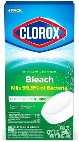 Clorox Ultra Clean Toilet Tablets 35 oz 4 Count