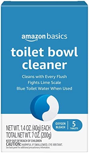Amazon Basics Toilet Bowl Cleaner Tablets with Oxygen Bleach