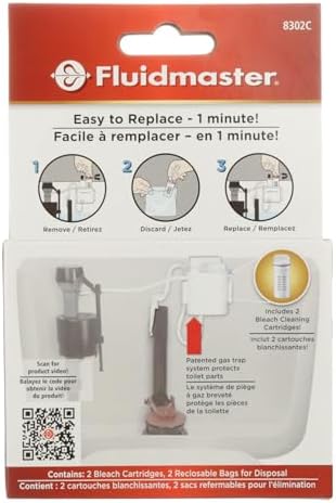 Fluidmaster 8302P8 Toilet Bowl Cleaner Refill 2-Pack 1