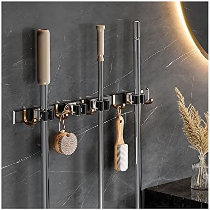 SHIJINHAO Wall-Mounted Mop Hook with Slide Mechanism