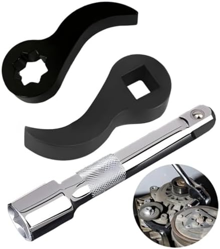 3Pcs Adjustable Pry Bar Wrench Adapter Tool Set