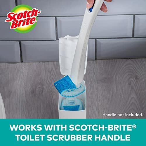 Scotch-Brite Disposable Toilet Scrubber Refills 10-Pack Blue