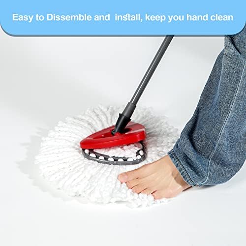3 Pack HUMUTA Mop Replacement Heads for O Cedar Spin Mop