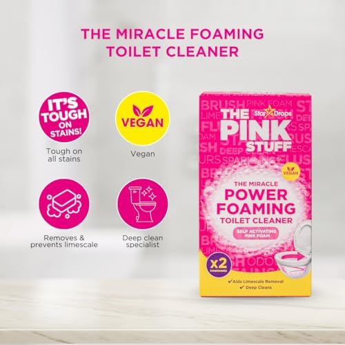 Stardrops The Pink Stuff Toilet Cleaner Foaming Power Fresh Shine and Deep Clean