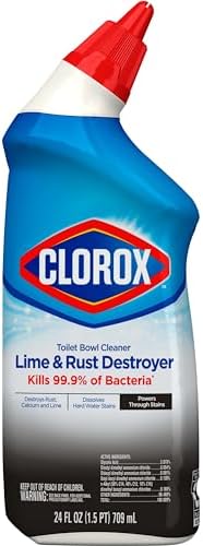 Clorox Toilet Bowl Cleaner Lime Rust Destroyer 24 Oz