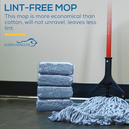 KLEEN HANDLER Heavy Duty Mop Head Refill Pack of 6 1