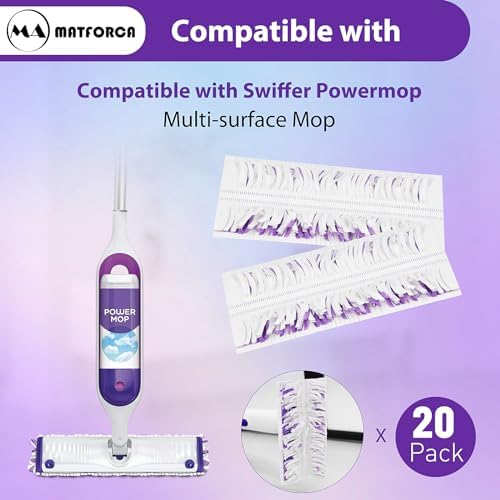 20 Pack Swiffer Power Mop Pads - Multi Surface Cleaning
