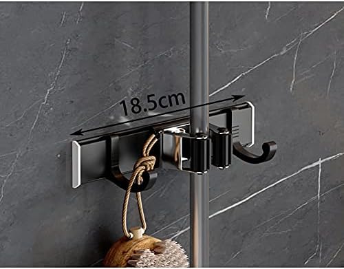 SHIJINHAO Wall-Mounted Mop Hook with Slide Mechanism