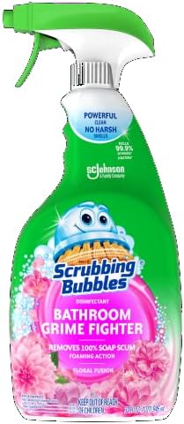 Scrubbing Bubbles Bathroom Grime Fighter Floral Fusion Scent 32 oz