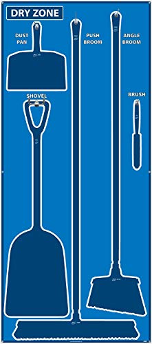 NMC SB131ACP 5S Dry Zone Shadow Board BlueBlue 68x30
