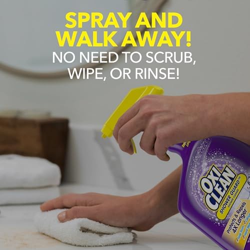 OxiClean Daily Shower Cleaner 30oz Shield Stains