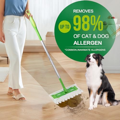 YHOVID Heavy Duty Dry Mop Pads for Swiffer 30 Count Replacement