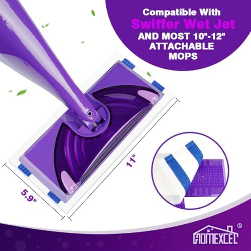 HOMEXCEL Dry Floor Mop Pads 16 Count for Swiffer WetJet