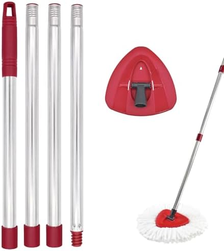 Yuunaie 4-Section Mop Handle Base Set for O Cedar