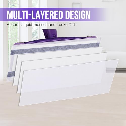 YHOVID Mopping Pad Refill for Wet Jet Mop 60 Pcs