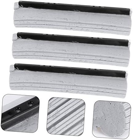 3sets Ergonomic Sponge Roller Mop Head Refills for Quick Drying