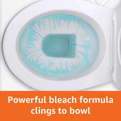 Amazon Basics Toilet Bowl Cleaner with Bleach and Fresh Scent