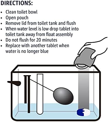 Amazon Basics Toilet Bowl Cleaner Tablets with Oxygen Bleach