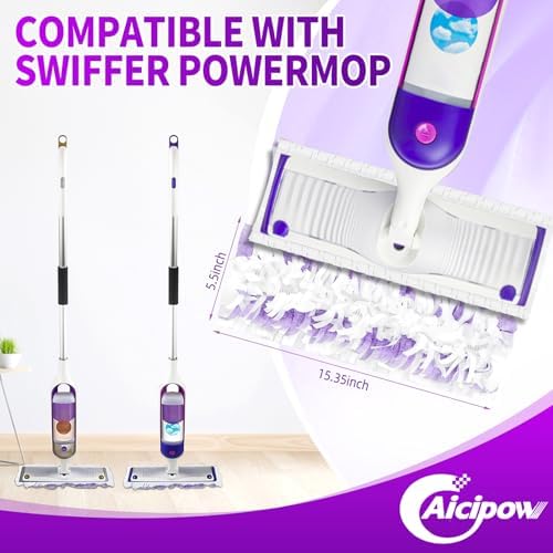 Aicipow 25 Count Swiffer Power Mop Replacement Pads