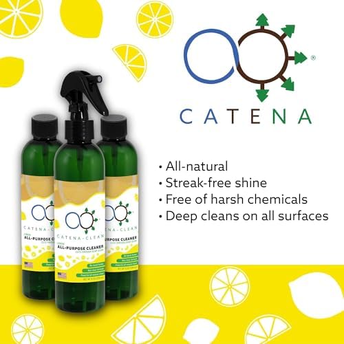 Catena Nano All Natural Lemon Bathroom Cleaner Pack of 3