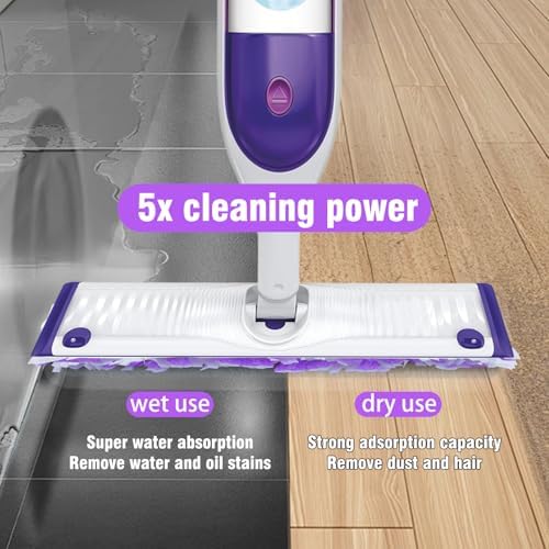 SAUAUSUN 28 Count Disposable Power Mop Pads Refills