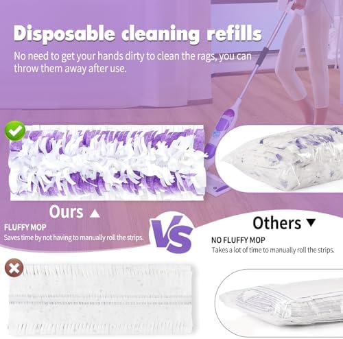 Cafonil Power Mop Pads Refills 25 PCS Multi-Surface