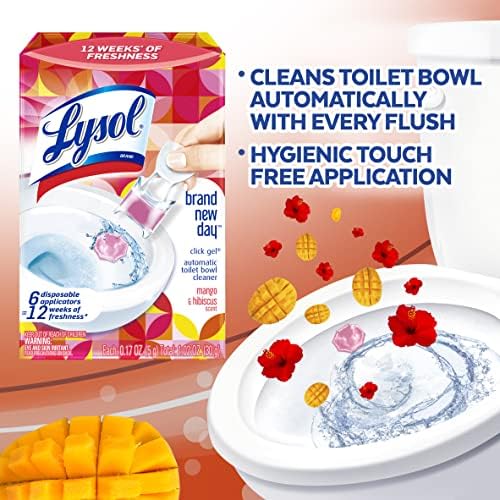 Lysol Click Gel Toilet Bowl Cleaner 6 Count