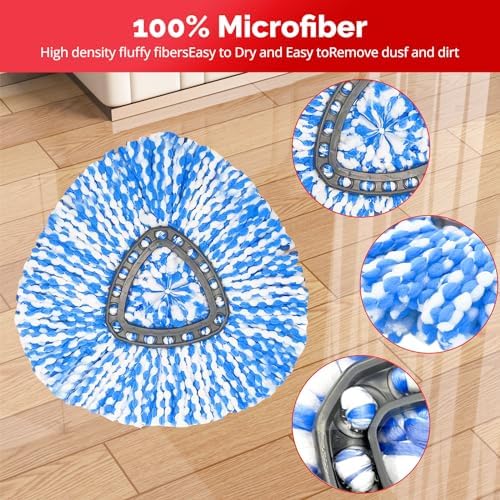Pkulater O Cedar 2 Tank Mop Head Replacement Set
