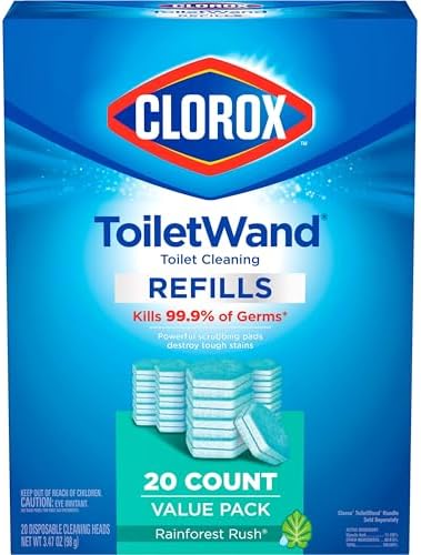Clorox ToiletWand Refills Rainforest Rush 20 Count