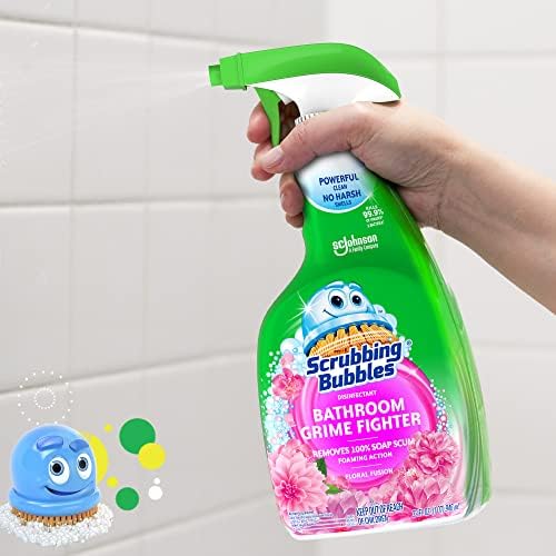 Scrubbing Bubbles Bathroom Grime Fighter Floral Fusion Scent 32 oz