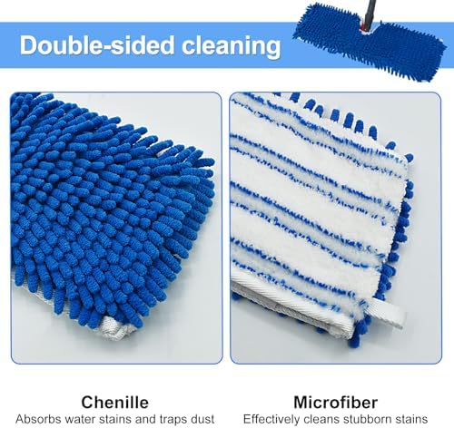 3 Pack Mop Heads for O-Cedar Dual-Action Flip Mop 1