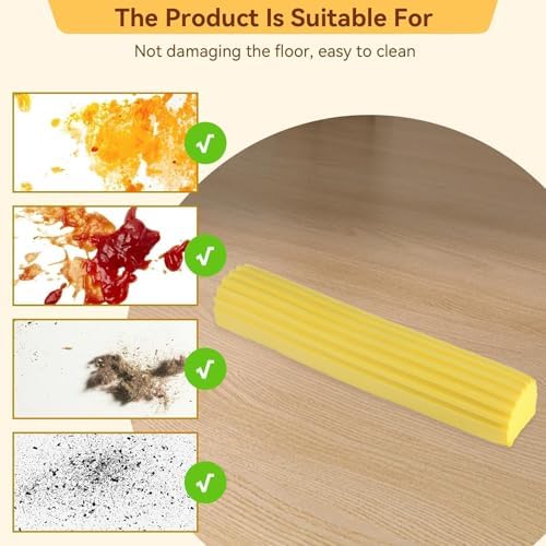 Beufee Sponge Mop Head Refill Set of 2 Yellow