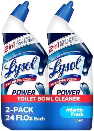 Lysol Max Strength Toilet Bowl Cleaner 24 oz 2 ct