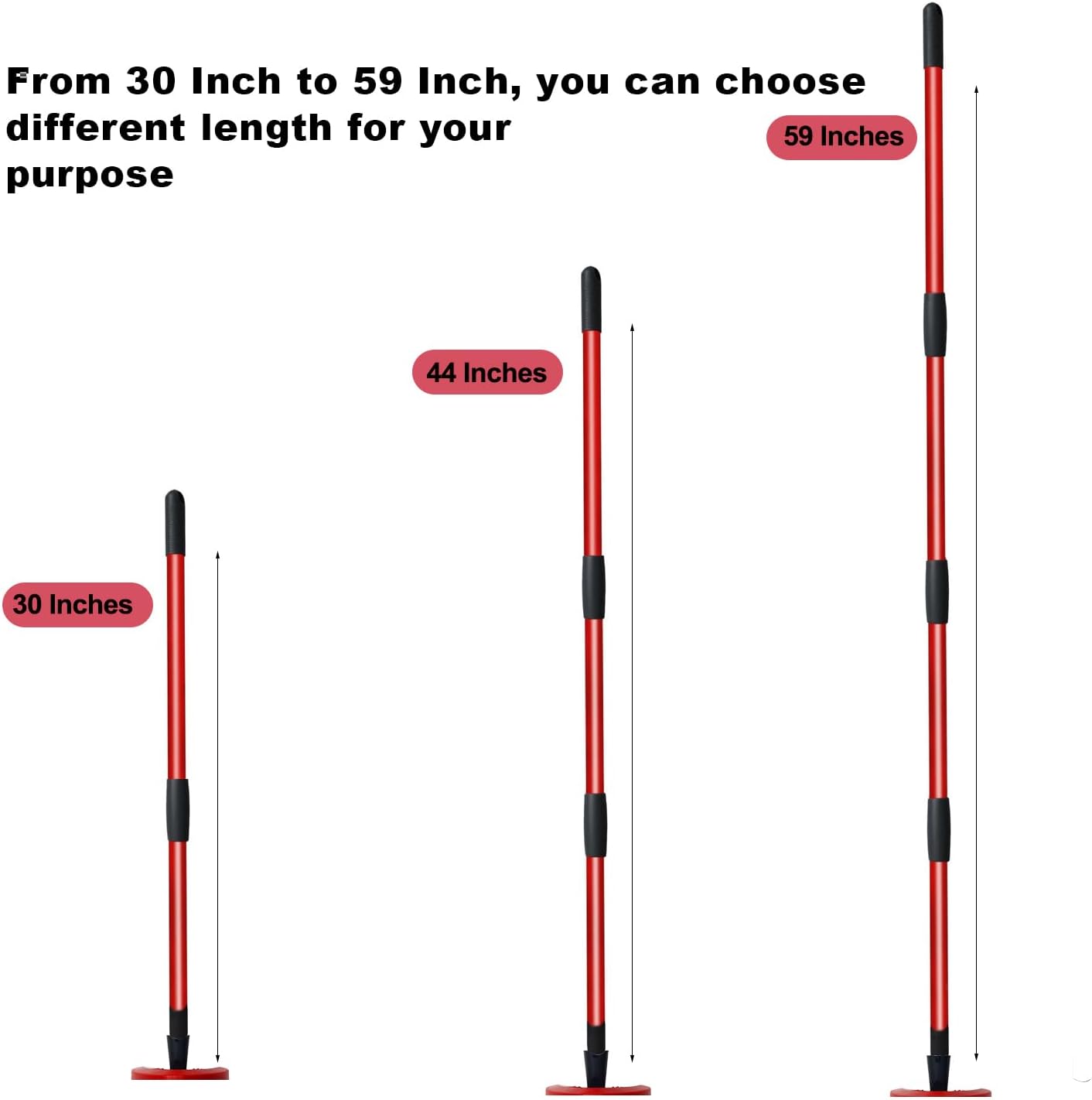 O-Cedar Spin Mop Handle Replacement - 4 Section 30 - 58 American Threaded