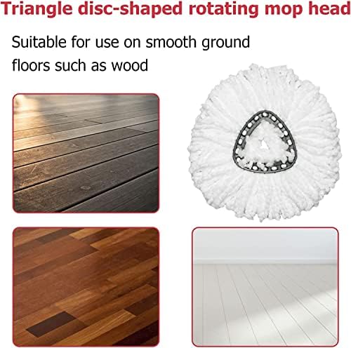 O-Cedar Spin Mop Replacement Head Set with Handle and Base