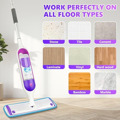 ILAVCOOL 6 Pack Reusable Mop Pads for Swiffer PowerMop
