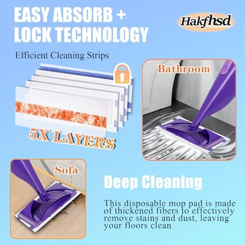 60 Pack Swiffer Wet Jet Mop Pad Refills