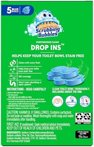 Scrubbing Bubbles Toilet Bowl Tablets 5 Count