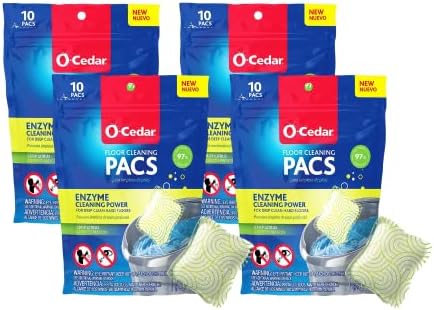 O-Cedar Floor Cleaning 40ct Pacs Citrus Scent